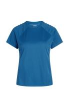 Women Sports T-Shirt ZEBDIA Blue