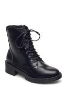 Biaclaire Laced-Up Boot Bianco Black