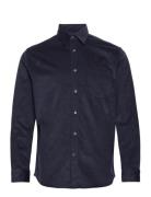 Slhregbenjamin Cord Shirt Ls W Selected Homme Navy