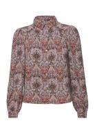 Onlnova Lux L/S Emma Shirt Aop Ptm ONLY Patterned