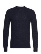 Nep Structured Knit Pullover Tom Tailor Navy