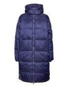 Kg Reno Puffer Long Jacket Kangol Navy