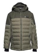 Nomo Melange Ski Jacket W-Pro 10000 ZigZag Khaki