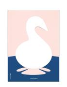 Svane Lyserød Papirklip Brainchild Patterned