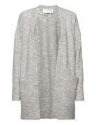 Slflulu New Ls Knit Long Cardigan B Noos Selected Femme Grey