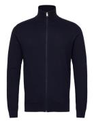 Slhberg Full Zip Cardigan Noos Selected Homme Navy