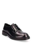 Slhcarter Leather Blucher Shoe B Selected Homme Black