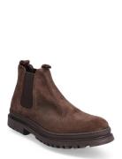 Biagrant Chelsea Boot Suede Bianco Brown