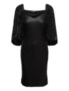 Sldalila Gausa Dress Soaked In Luxury Black