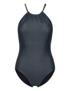 Halter Printed Swimsuit Filippa K Blue