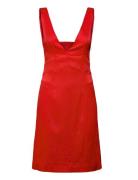 Long Mini Length Strap Dress IVY OAK Red