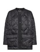 Tjw Over Onion Quilt Jacket Tommy Jeans Black