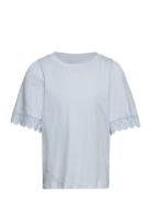 Vmpanna Glenn Ss Lace Top Girl Vero Moda Girl Blue