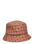 D1. Check Bucket Hat GANT Orange
