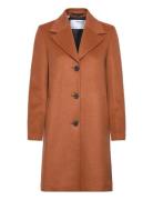 Slfnew Sasja Wool Coat B Noos Selected Femme Brown
