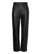 D2. Hw Cropped Leather Pant GANT Black