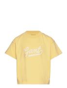 D2. Script Ss T-Shirt GANT Yellow