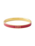 Word Candy Bangle Design Letters Red