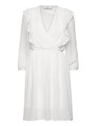 Onllondon 3/4 Ruffle Dress Wvn ONLY White