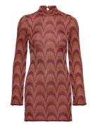 Lurex Knitted Dress Mango Brown