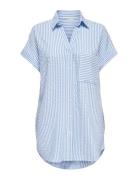 Onlfenna S/S Loose Shirt Wvn Noos ONLY Blue