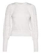 Onlmelita L/S O-Neck Pullover Knt Noos ONLY White