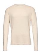 Slhrocks Ls Knit Crew Neck W Selected Homme Cream