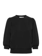 Slftenny 3/4 Sweat Top Noos Selected Femme Black