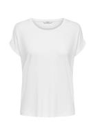 Onlmoster S/S O-Neck Top Noos Jrs ONLY White