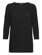Onlglamour 3/4 Top Jrs ONLY Black
