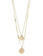 Haven 2-In-1 Coin Necklace Gold-Plated Pilgrim Gold