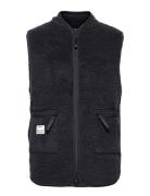 Fleece Vest Recycled Resteröds Black