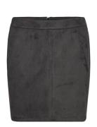 Vmdonnadina Fauxsuede Short Skirt Noos Vero Moda Black