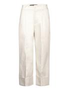 Double-Faced Stretch Cotton Ankle Pant Lauren Ralph Lauren Cream