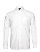 Cotton L/S Oxford Shirt Superdry White