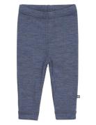 Legging, Denim Melange Drop Needle, Merino Wool Smallstuff Blue