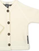 Cardigan, Merino Wool W. Buttons, Offwhite Smallstuff Cream