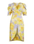 Vijohanna 2/4 Midi Dress2/Dc/Su Vila Yellow