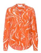 Slfsirine Ls Shirt B Selected Femme Orange