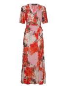 Slindre Karven Maxi Dress Soaked In Luxury Red