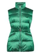 Two T Statement Puffer Vest Tommy Hilfiger Green