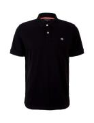 Basic Polo With Contrast Tom Tailor Black