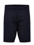 Slhteller Knit Shorts W Selected Homme Navy