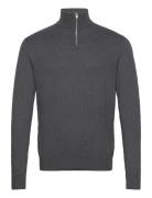 Jjeemil Knit Half Zip Noos Jack & J S Grey