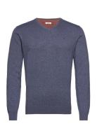 Basic V Neck Sweater Tom Tailor Navy