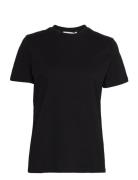 Slfmyessential Ss O-Neck Tee Selected Femme Black