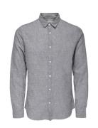 Onscaiden Ls Solid Linen Shirt Noos ONLY & SONS Blue