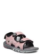 Sandals W. Woven Straps Color Kids Pink