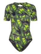 Whitney Bathing Suit Wood Wood Green