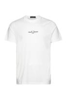 Embroidered T-Shirt Fred Perry White